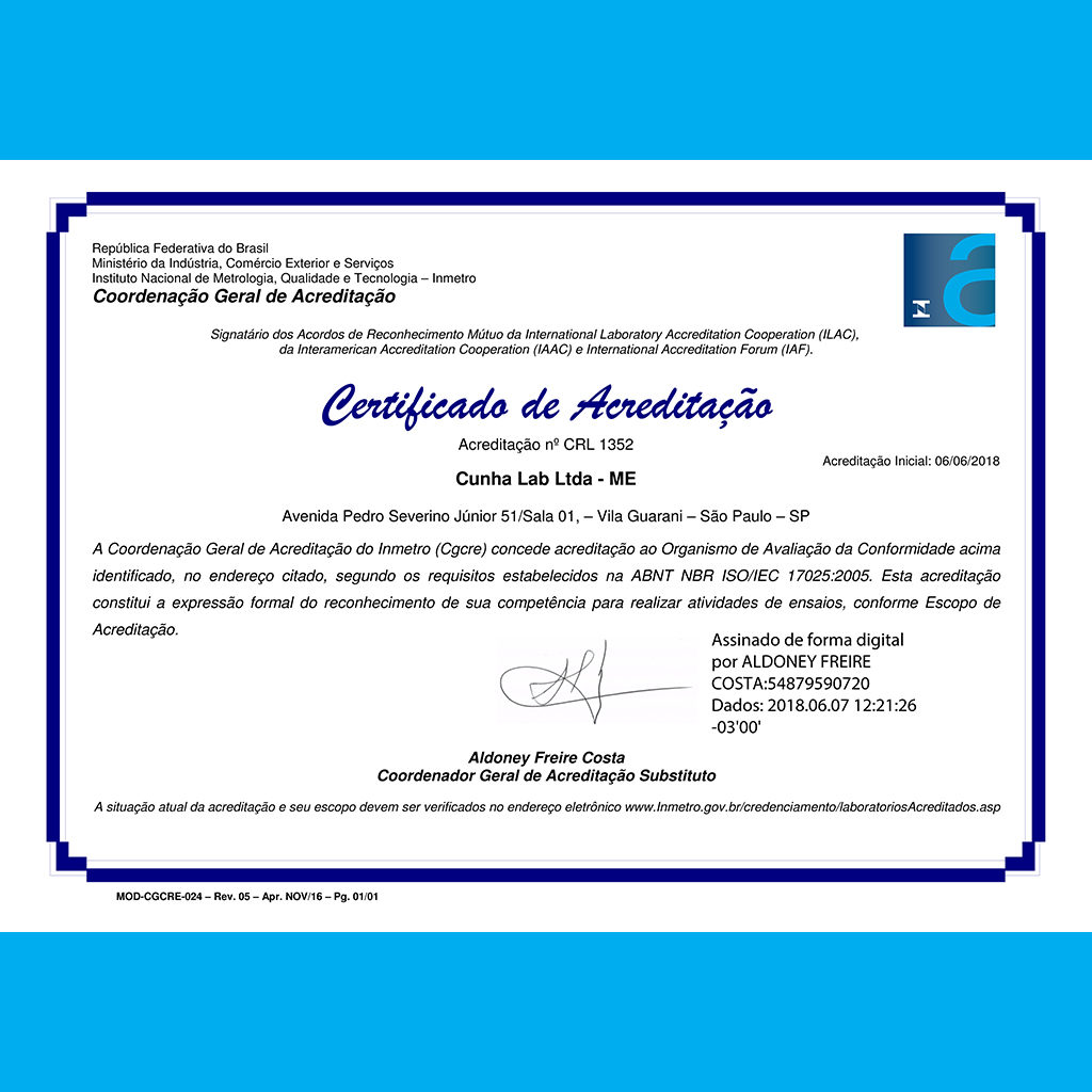 Acreditação Inmetro_Toxicologico